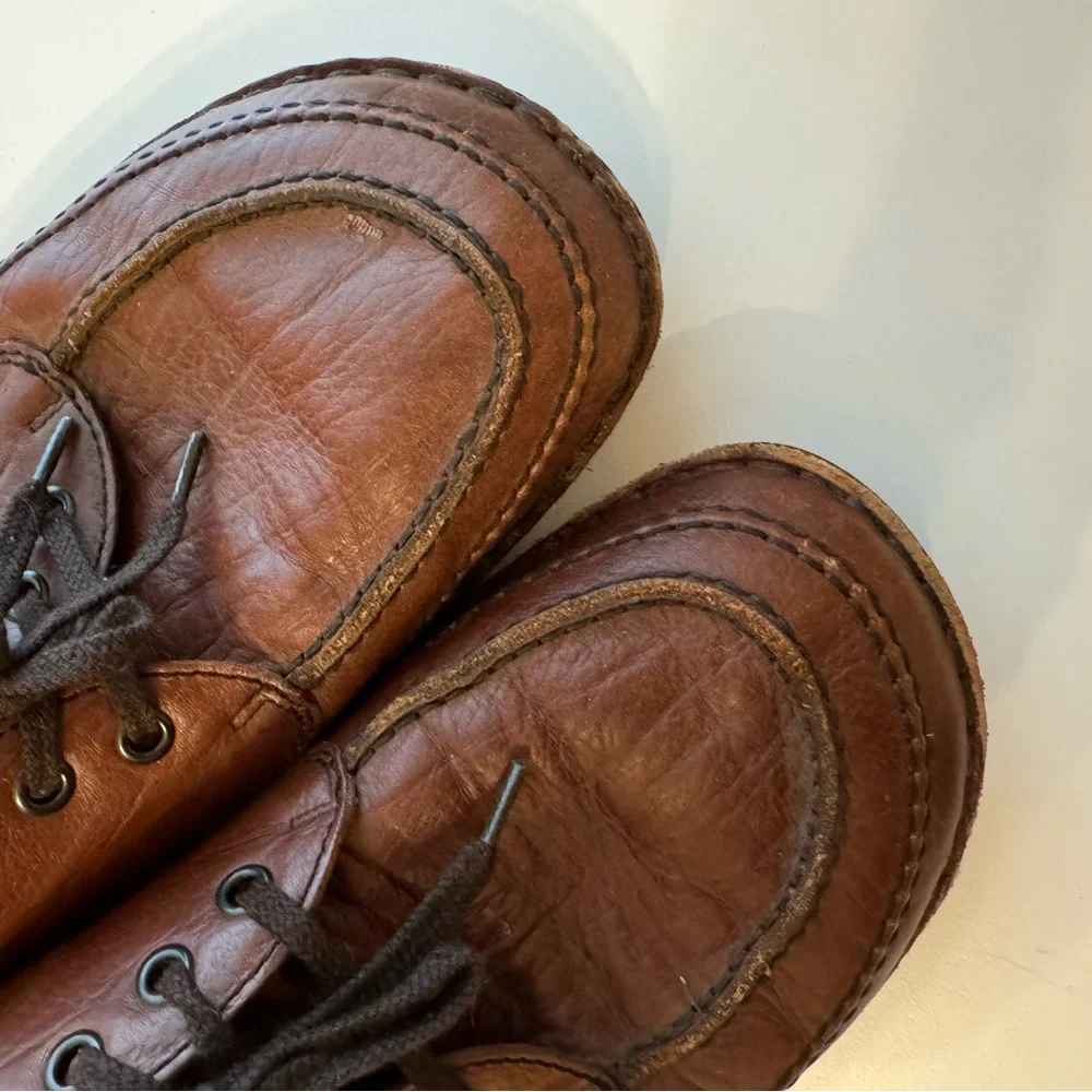 Finn Comfort Leather London Oxfords Brown Shoe Made in Germany Size 44 Men